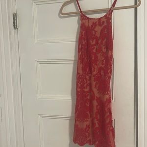 Fitted Red Mini Dress